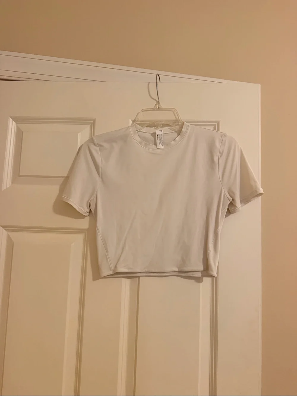 Lululemon Wundermost Ultra-Soft Nulu Crewneck Cropped T-Shirt